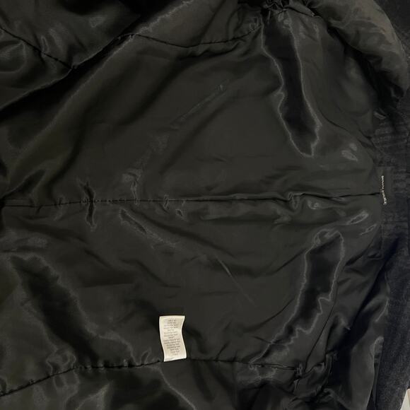 Banana Republic Factory Wool Blend Windowpane Plaid Men’s Pea Coat Size S - Picture 5 of 12